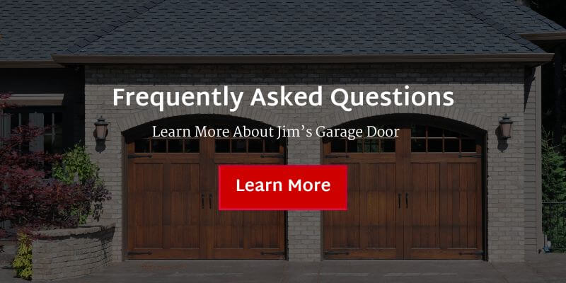 jim's garage frequently asked questions cta